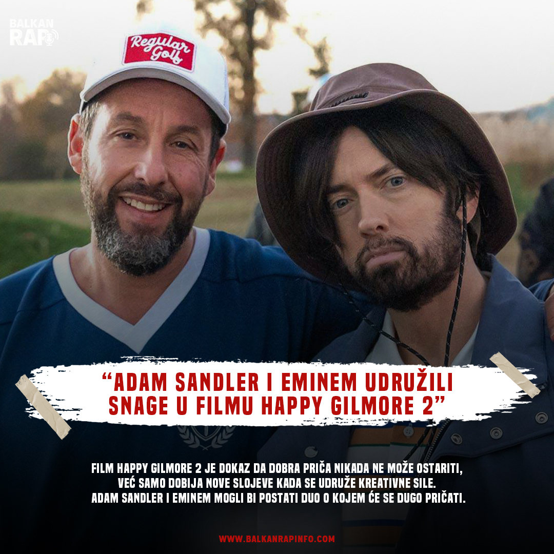 Adam Sandler i Eminem udružili snage u filmu Happy Gilmore 2