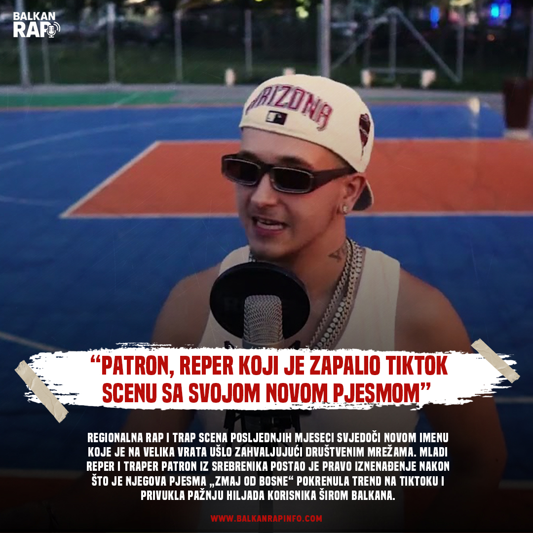 Patron, reper koji je zapalio TikTok scenu sa svojom novom pjesmom !