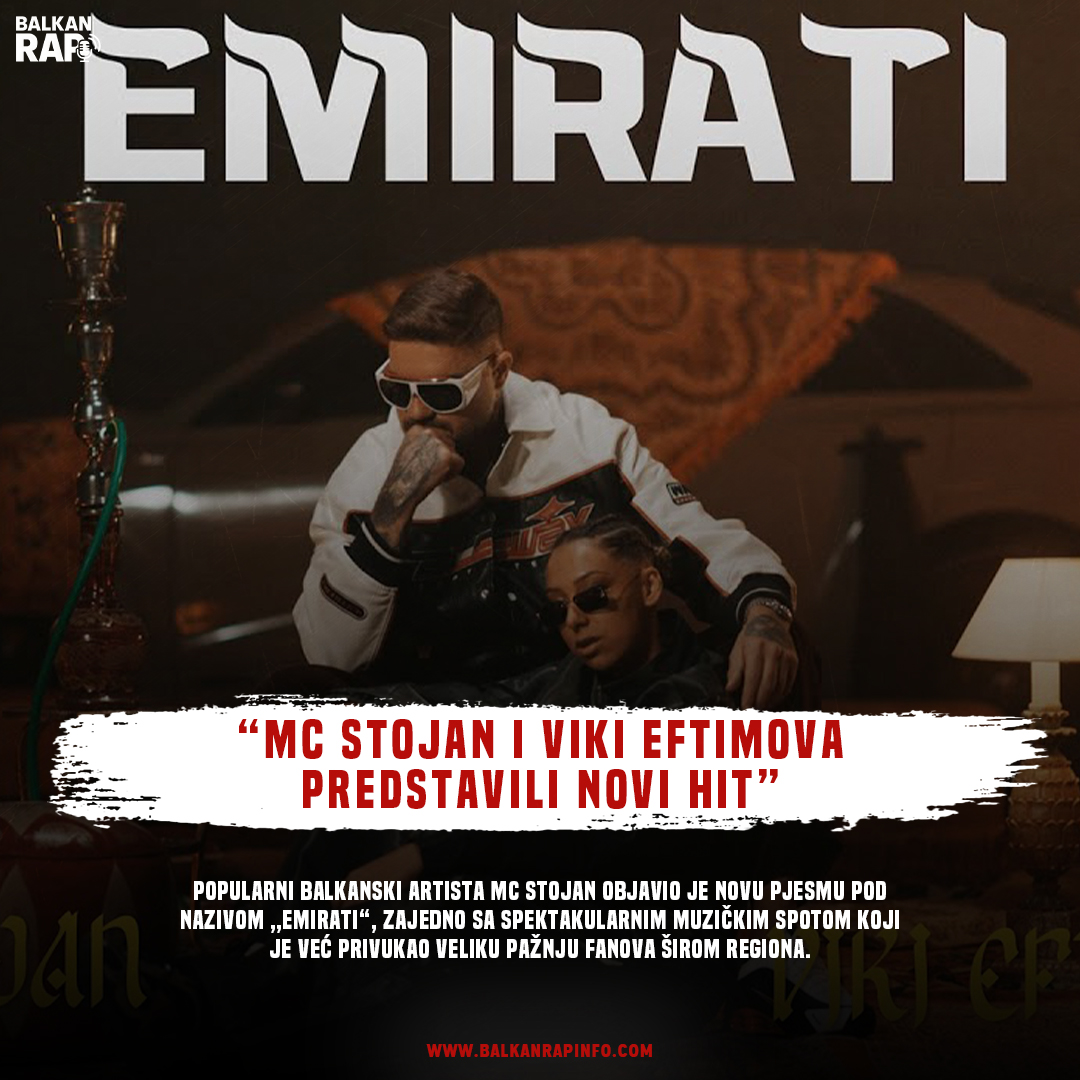MC Stojan predstavio novi hit “Emirati”,  spot već osvojio publiku!