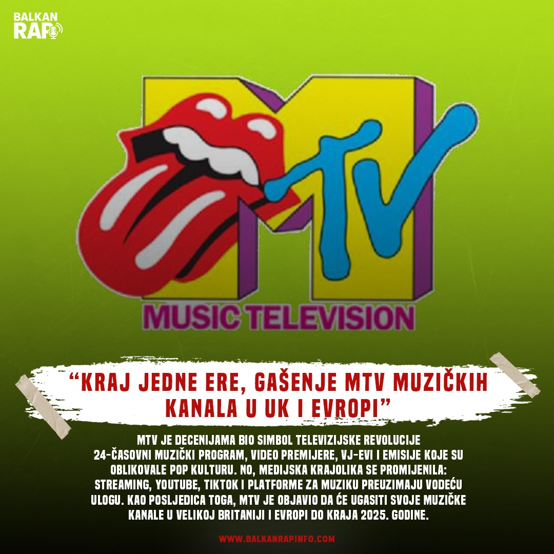 Kraj jedne ere, Gašenje MTV muzičkih kanala u UK i Evropi
