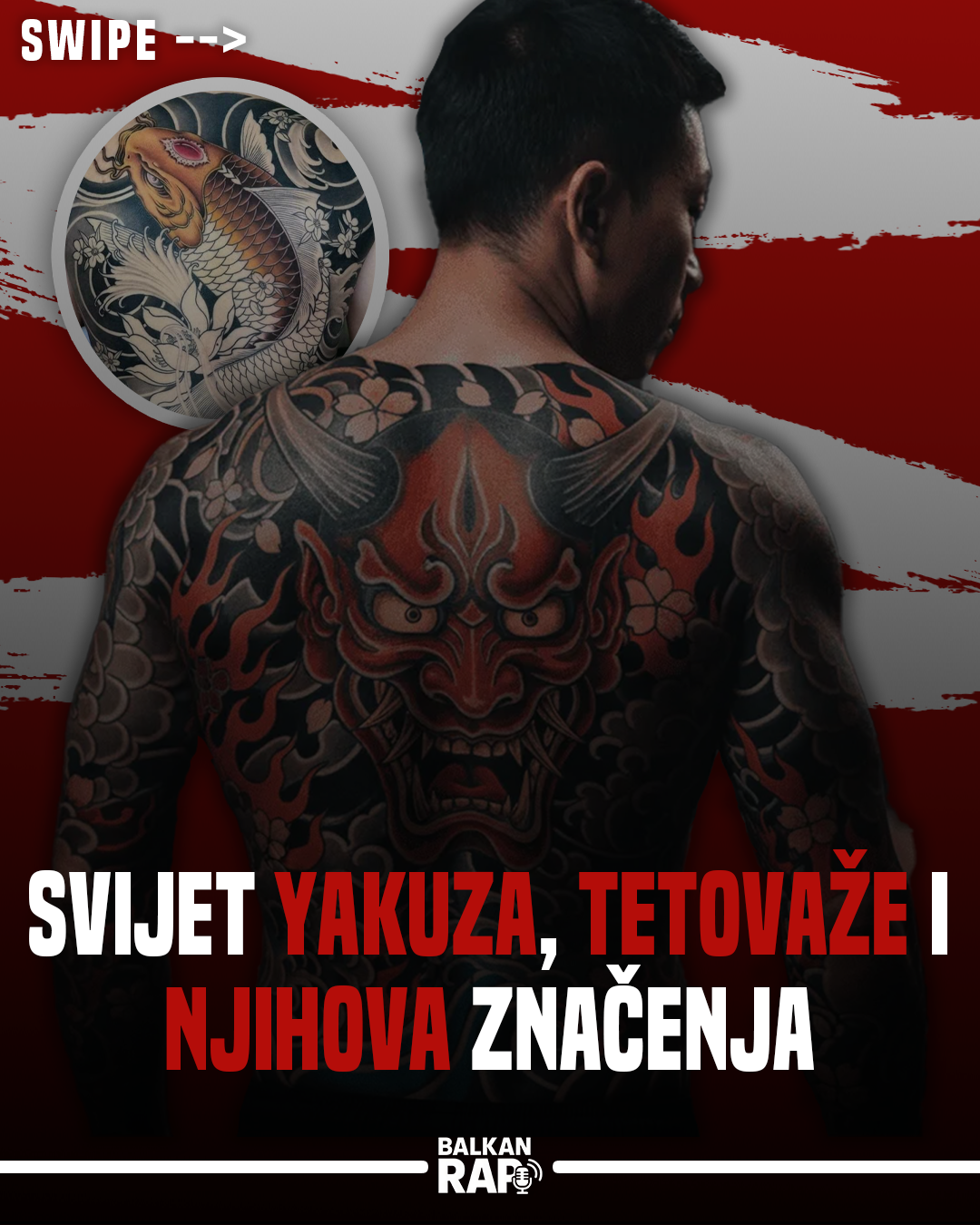 Svijet Yakuza tetovaža i njihova značenja